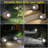 Solar Rock Lights With Auto On/off – Waterproof Led Garden Spotlights For Patio, Yard, Walkway