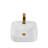 White Ceramic Countertop Wash Sink - Enhances Bathroom Look In