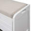 Banc de rangement en bois massif, armoire à chaussures, banc à chaussures, armoire à chaussures-118760968