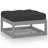  Garden Lounge Set Grey Solid Pinewood, 100% Polyester Regular-399580988-399580986