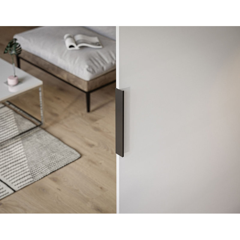 Teresa Sliding Door, White/Black