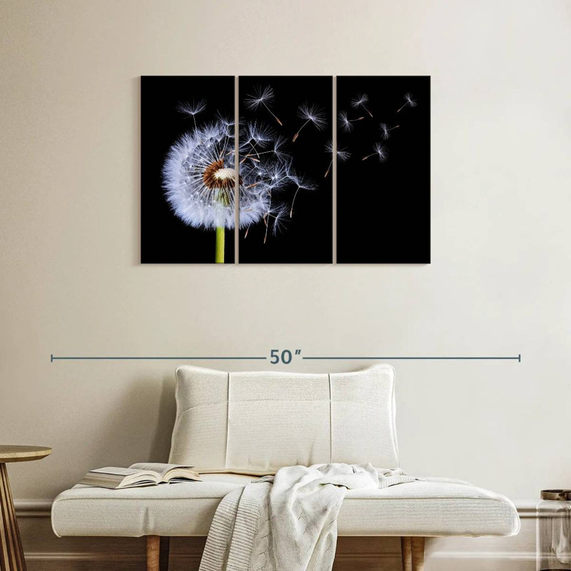 Harnek Dandelion Blowing I, H 24 po x l 38 po