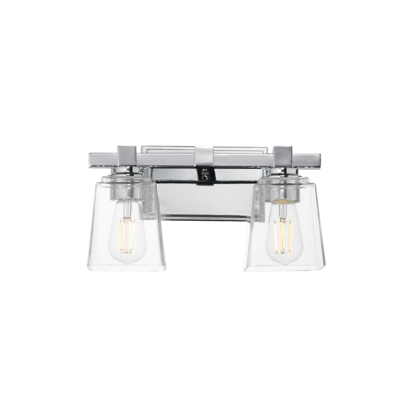 Cubos-Wall Sconce, Polished Chrome