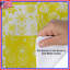 Housses de couette à motif floral jaune-127458784