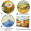 Ensemble de salon Wildflowers Charm In Mountain Scenery I - Wildflowers Wall Art-107740511-107740512