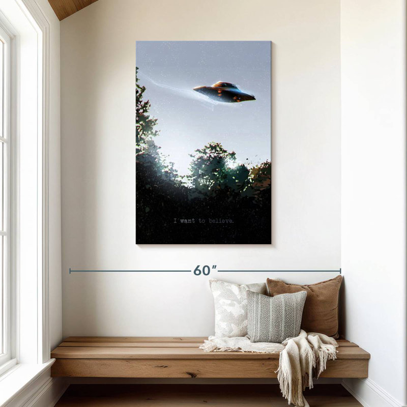 Kelan I Want To Believe It, 45" H x 30" W