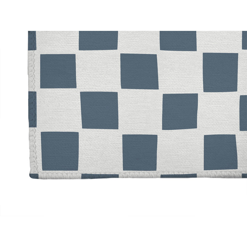Tapis d'extérieur à carreaux antidérapant, Tapis de couloir 2 pi 6 po x 8 pi