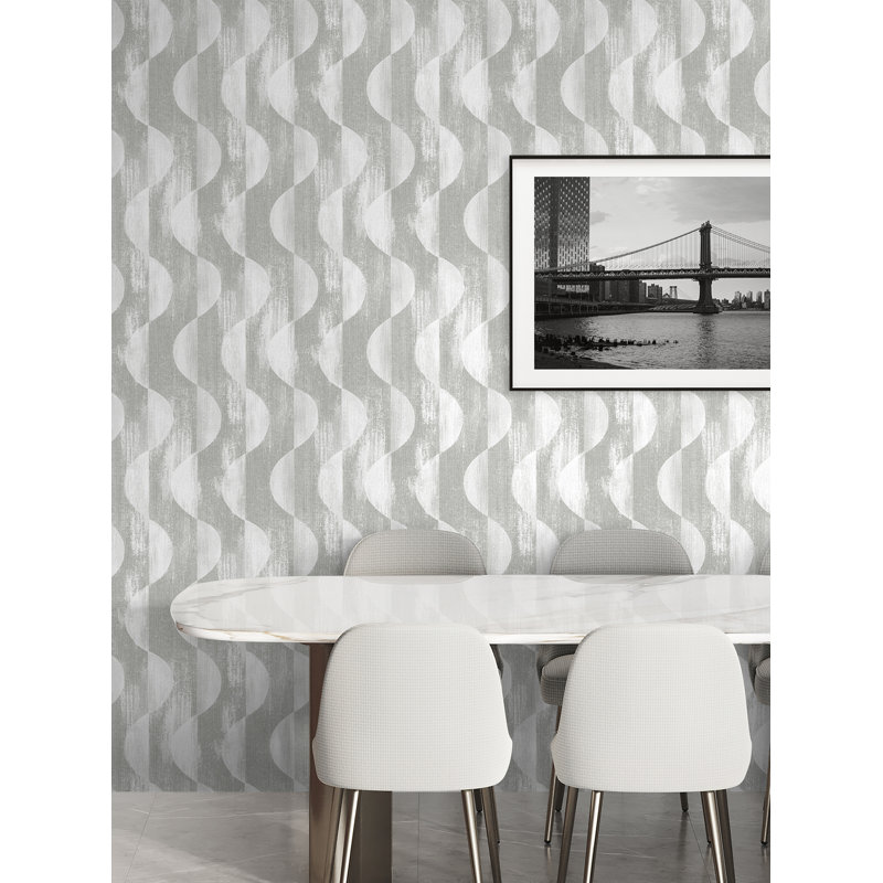 Papier peint adhésif Stacy Garcia Home, Gris clair