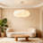 1- Light Pumkin Cloud Pendant Light Modern Dimmable Led Pendant Light  Cloud Chanderlier Modern Pendant Light With Remote Control