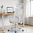 Yepez Ergonomic Swivel Mesh Task Office Chair With S-Shaped Backrest, Headrest And Footrest-1224593730