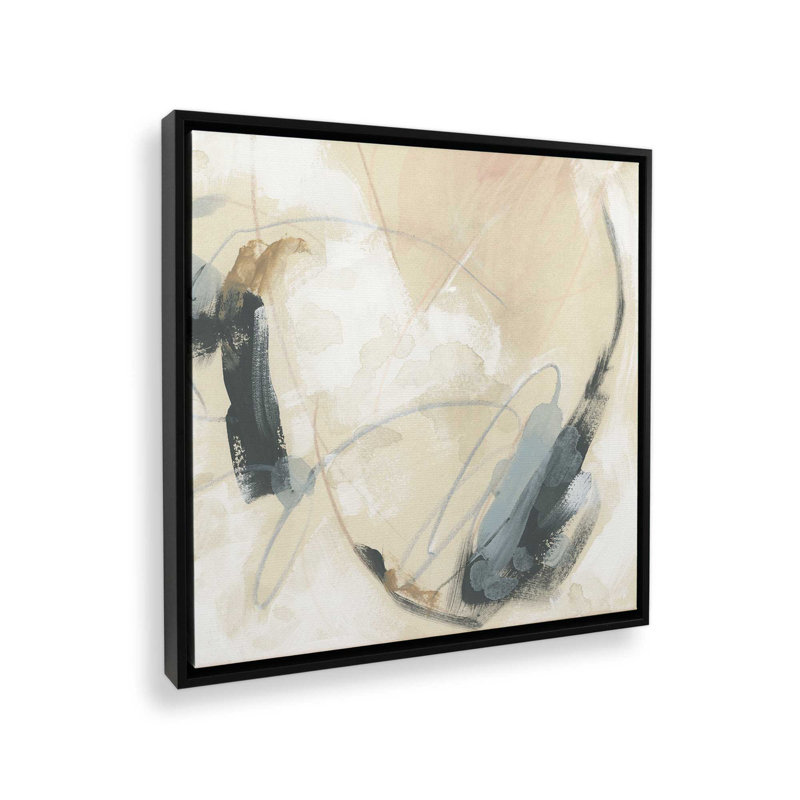 «Logbook IV» par June Erica Vess, reproduction d'art sur toile, H 36 po x l 36 po, Noir
