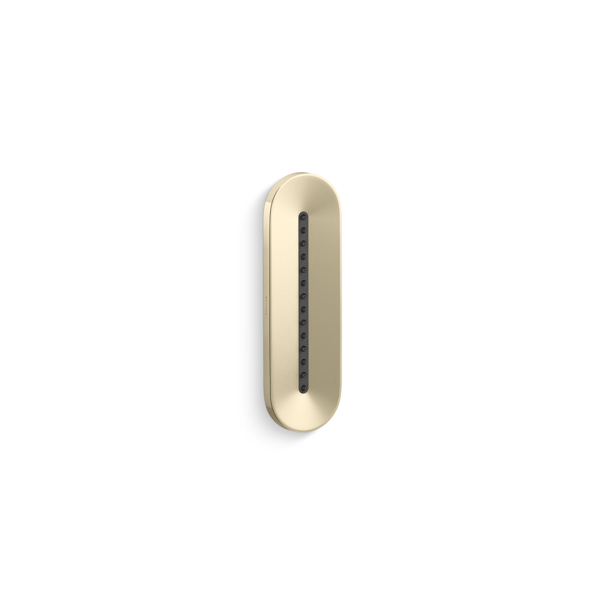 Statement Oblong Vichy 2.5 Gpm Body Spray, Vibrant French Gold