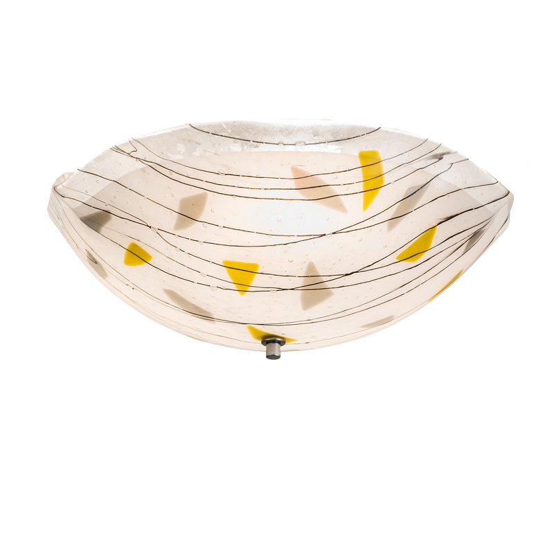 Metro Glass Flush Mount
