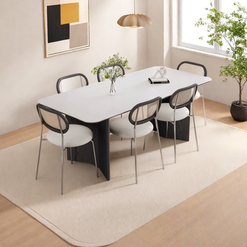 Table de salle à manger, H 29,52 po x L 94,49 po x l 35,43 po