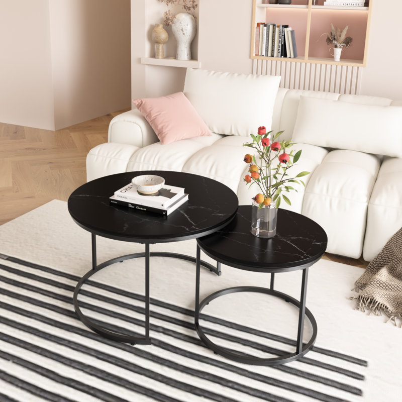 Nesting Coffee Table, Black 1
