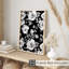 «Floral Floral Dreams», impression d'art moderne sans cadre noir et blanc-1839896679