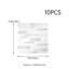 Set of 10 Self-adhesive Wall Tile Stickers-1222915785