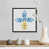 Black Floater Framed
