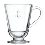 Napoleon Bee Glass Coffee Mug