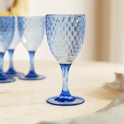 Lillian 12 oz. Acrylic Goblet Set