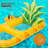 3-in-1 PVC Inflatable Pool Floats, Pineapple Pool Raft with Drink Holder and Detachable Backrest