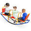 Bascule en plastique 2 places Gymax