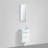 Mandel 18 " W Wall Mounted Wall Mounted Single Double Single Vanity Bathroom Vanity With Acrylic Top with Mirror-24551069