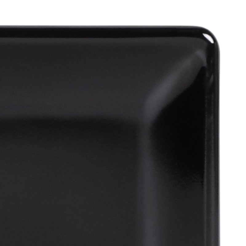5" Melamine Bread and Butter Plate, Black