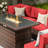 Romanas 8 Piece Patio Conversation Sets With Fire Pit Table-1446252472