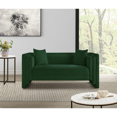 Jalice Chenille Fabric Loveseat