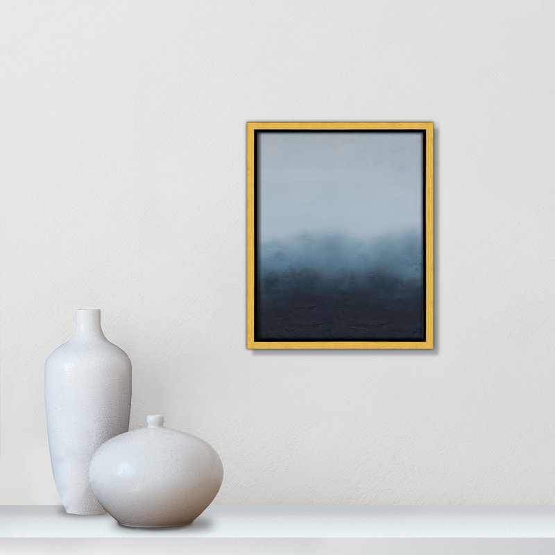 Elemental III Print by S.H. Khan, 9.5'' W x 11.5'' H, Gold Floater