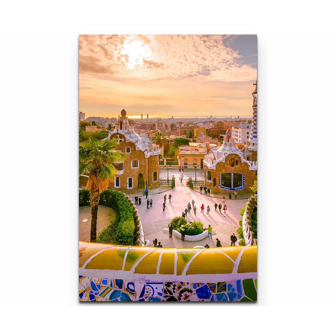 Leinwandbild Park Guell - Barcelona, Spanien