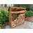 Oconner 166cm W x 66cm D Solid Wood Log Store