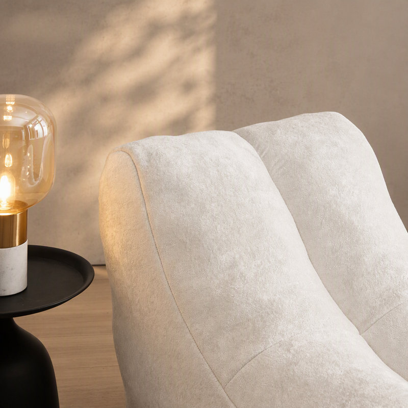 Fauteuil à billes, Blanc