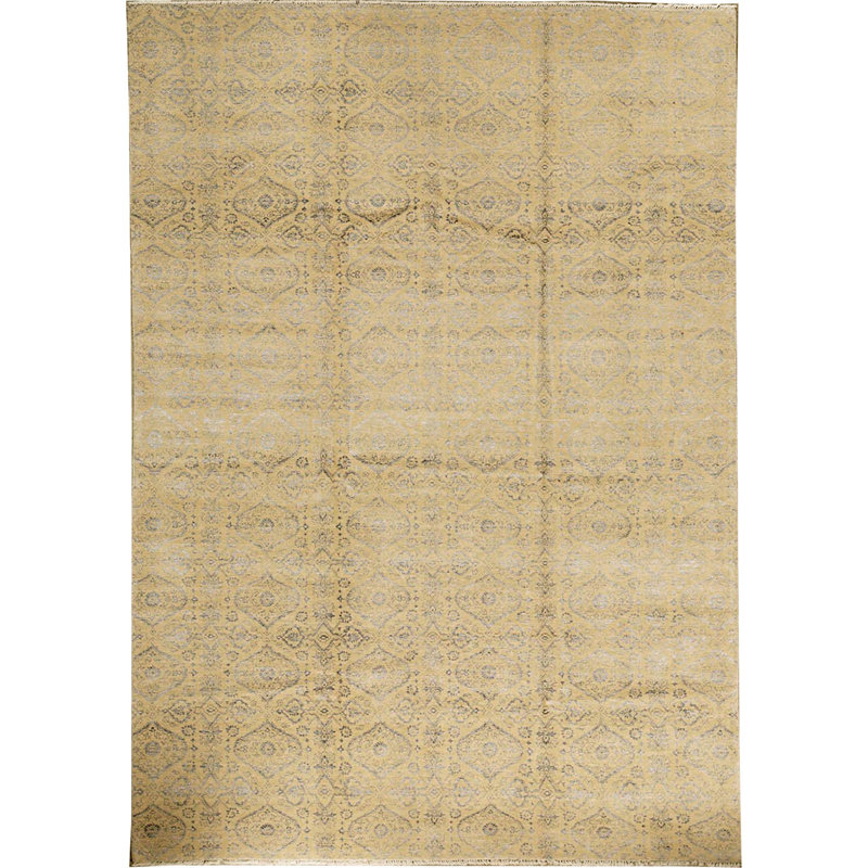Wool Ikat Area Rug, Rectangle 10' x 14'2"