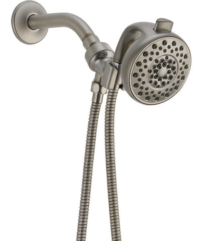 Universal Showering Components Multi Function Handheld Shower Head, Brilliance Stainless