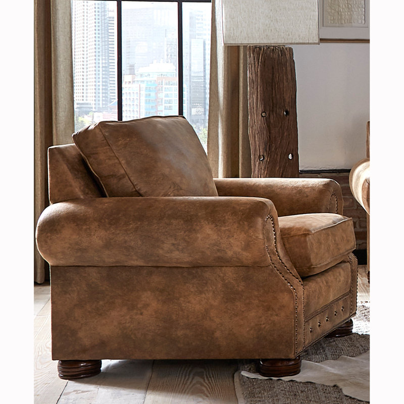 Gabrielle Rolled Arm Chair with Reversible Cushions