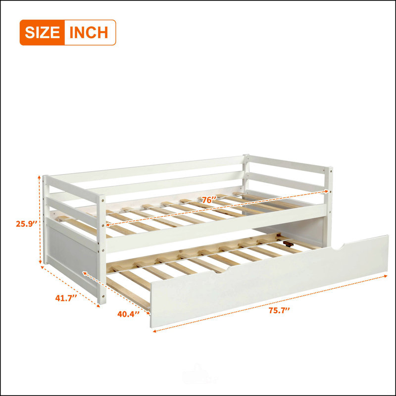 Daybed With Trundle Frame Set