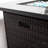 30inch Propane Gas Fire Pit Table With Lid, 40000btu Flame Power, Dark Brown , Ceramic Tile Tabletop, Steel Construction, Rain Cover Table, Heat Energy Output Capacity Advantage, Structure, Included