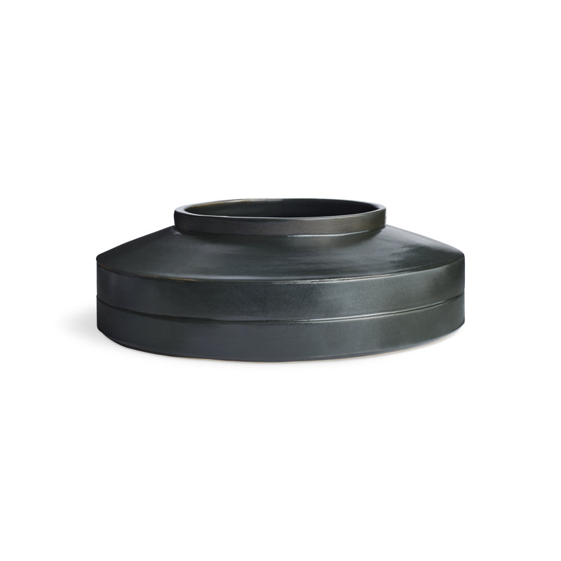 Vase de table Wonk Shape 5, Vert marine