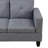 Matte Gray L Shaped Sectional Sofa, Sofa & Chaise-81188978-87463992