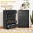 6-Drawer Large Storage Cabinet With Sturdy Construction Wood Storage Organizer For Closet-1883003651