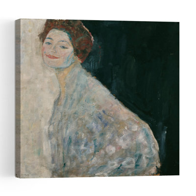 Portrait d'une dame en blanc, 1917 - Estampe d'art mural abstraite contemporaine