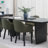 Luna 87" Oak Dining Table, Black Oak-199242984