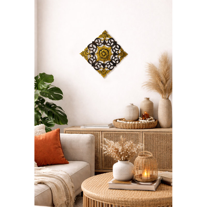 Décoration murale antique bicolore
