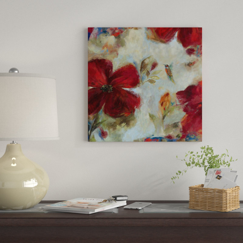 «Hummingbird II», impression sur toile, H 37 po x l 37 po x P 1,5 po, Pas de tapis, Toile tendue