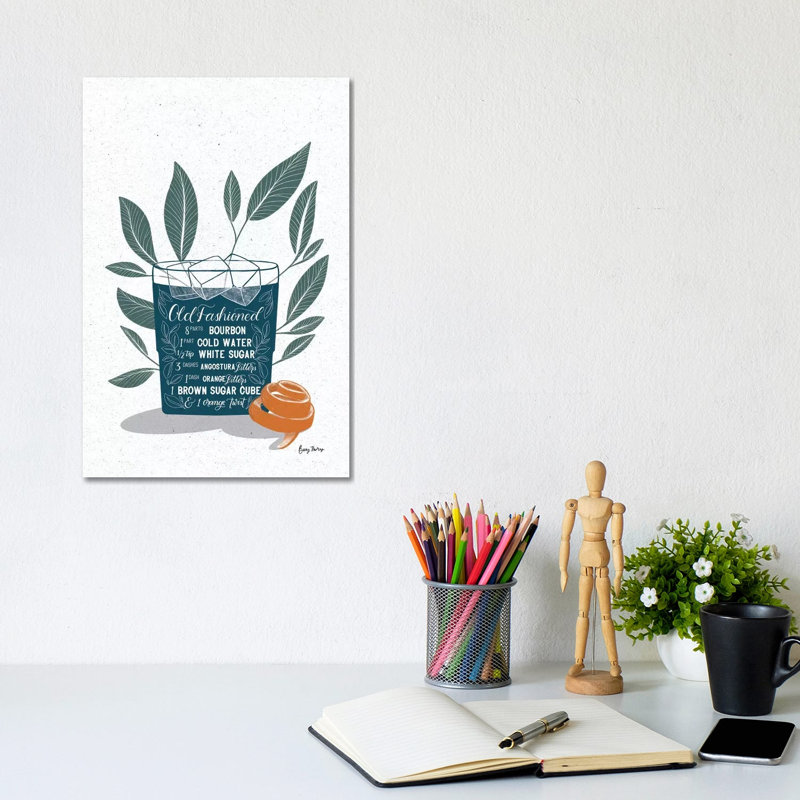 Fruity Cocktails IV by Becky Thorns - Wrapped Canvas Print, 20.32 cm H x 30.48 cm W