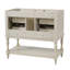 Armoire de salle de bain 36 po, ensemble de meuble-lavabo autoportant avec 4 tiroirs, structure en bois massif-132915631-132915634