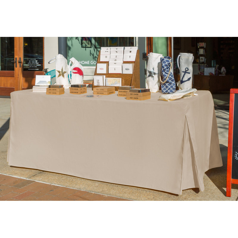 Tablevogue Table Cover, Natural, 72" L x 30" D