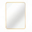 Metal Framed Rectangular Bathrrom Mirror For Wall